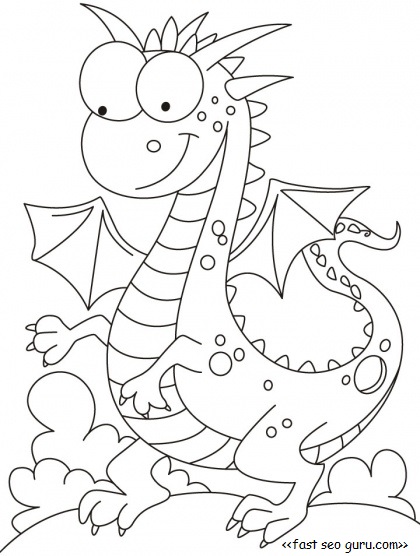 Printable dragon tales cartoon network coloring pages